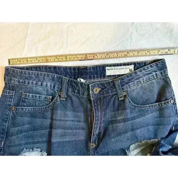 Special A Boyfriend Distressed Jeans M StyleP1239 - Picture 5 of 7